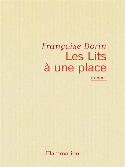 Title details for Les Lits à une place by Françoise Dorin - Wait list